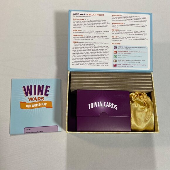 Wine Wars Trivia Game - Fun Wine-Themed Board Game For Adults & Wine Lovers - Picture 4 of 5